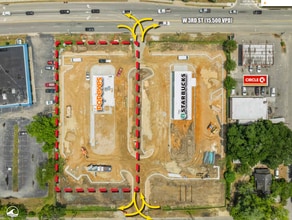 518 3rd st, Pembroke, NC - AERIAL  map view - Image1