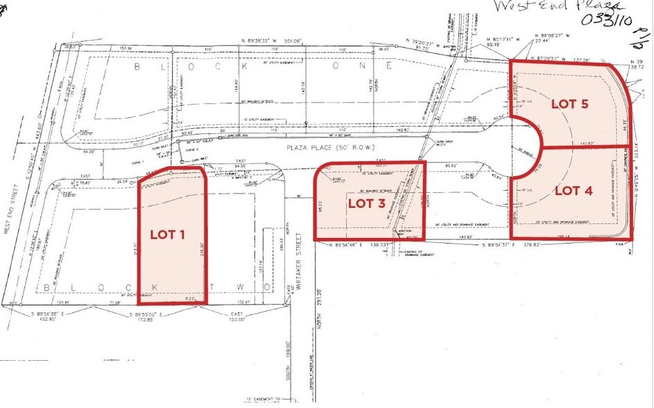 Plaza Place & Whitaker St, Springdale, AR for sale - Site Plan - Image 2 of 3