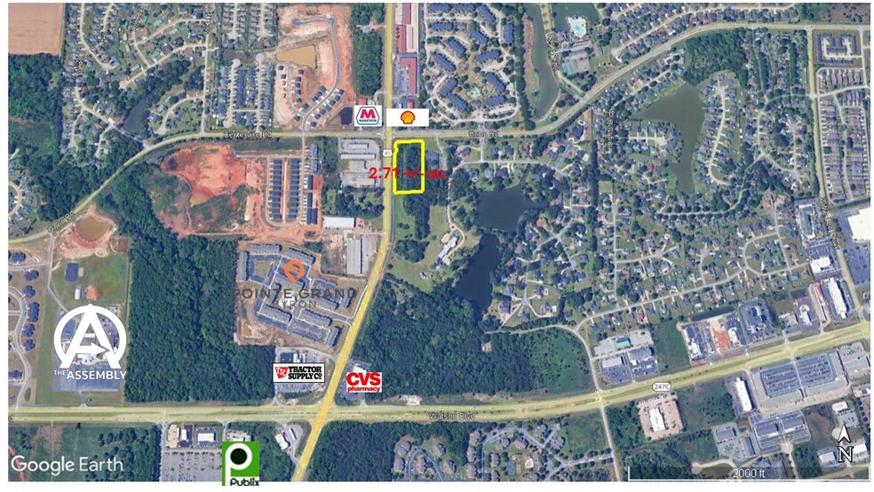 Hwy 41 and Gunn Rd, Centerville, GA for sale - Building Photo - Image 1 of 2