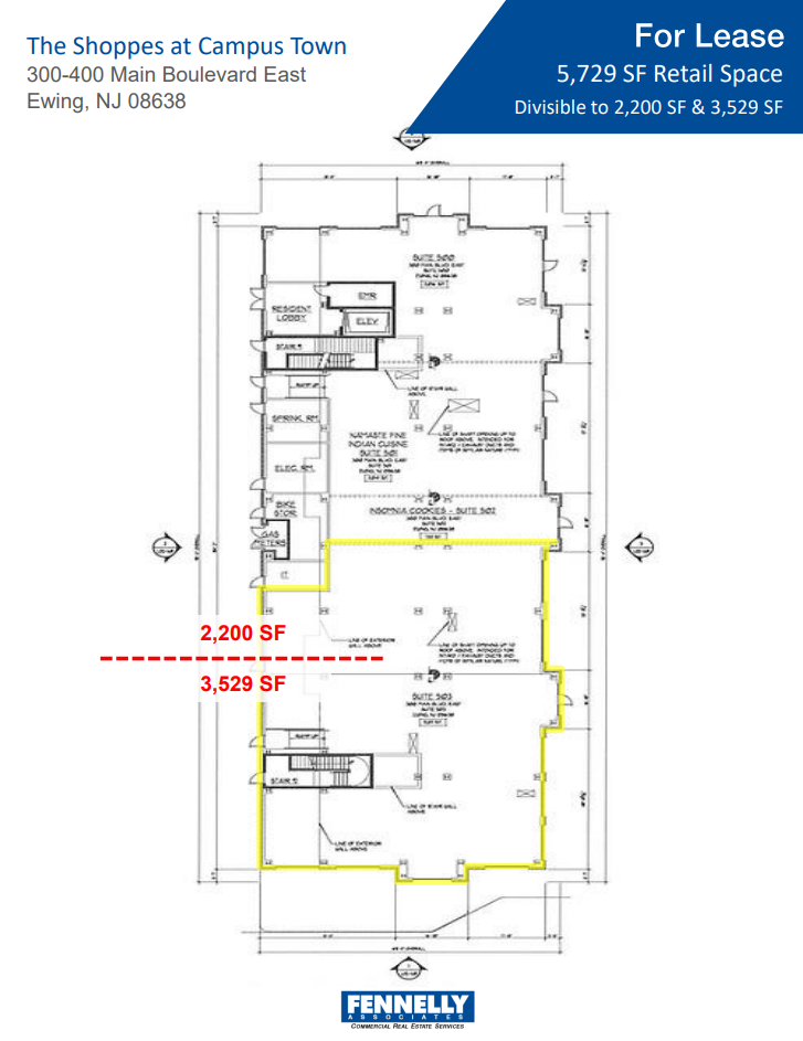 100 Campus Town Cir, Ewing, NJ for lease Floor Plan- Image 1 of 1