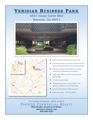 More details for 6825 Jimmy Carter Blvd, Norcross, GA - Office for Lease