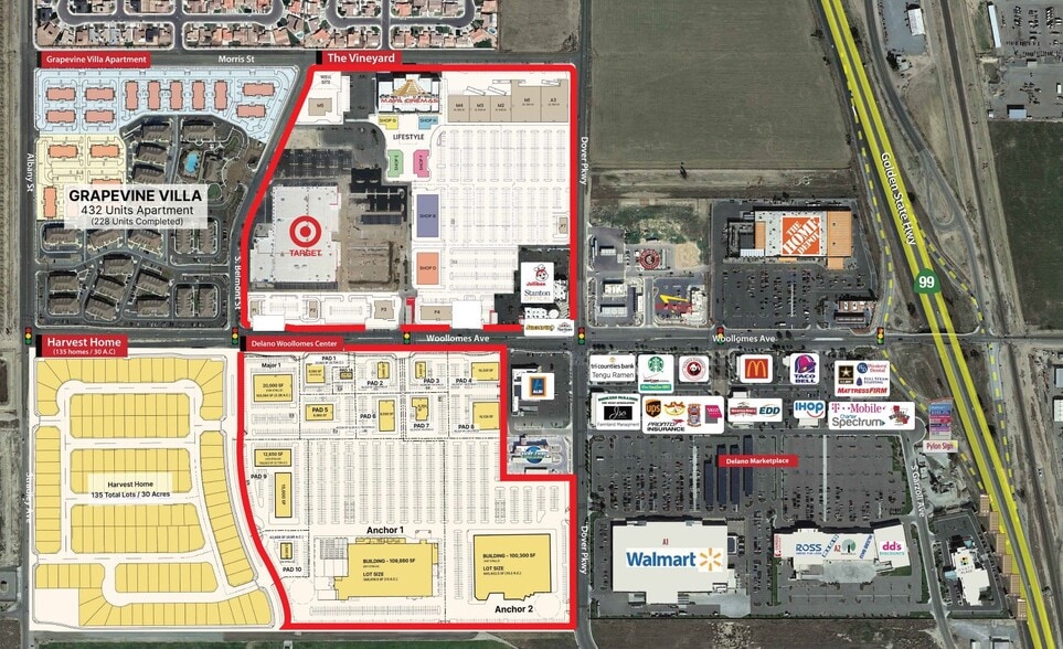 401 Woollomes Ave, Delano, CA for lease - Building Photo - Image 2 of 8