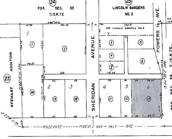 849 E Yosemite Ave, Manteca, CA for lease - Plat Map - Image 2 of 2