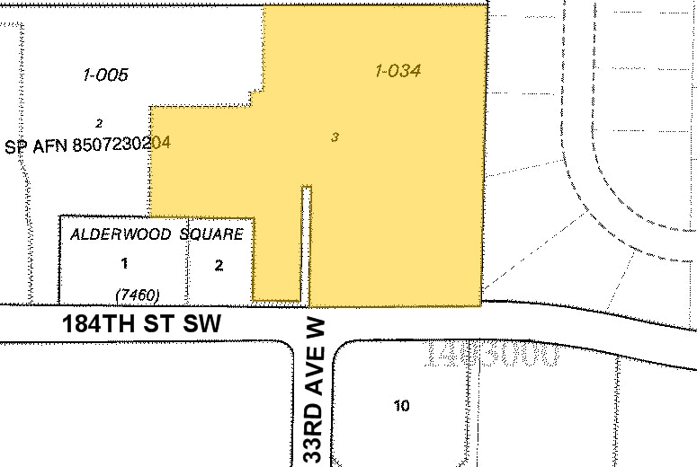 3333 184th St SW, Lynnwood, WA for lease Plat Map- Image 1 of 13