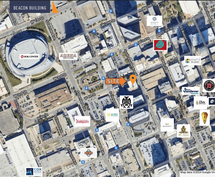 406 S Boulder Ave, Tulsa, OK for lease - Building Photo - Image 2 of 4