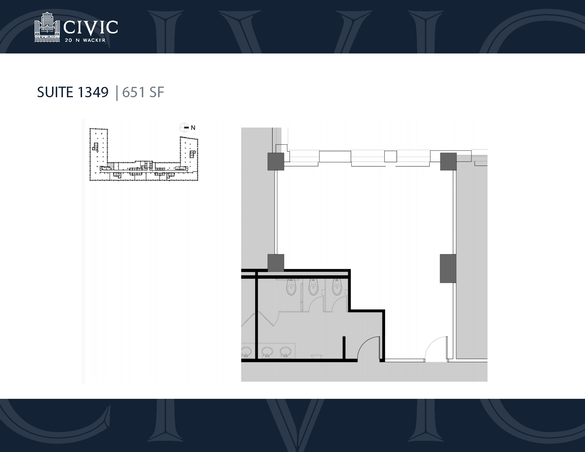 20 N Wacker Dr, Chicago, IL for lease Floor Plan- Image 1 of 1