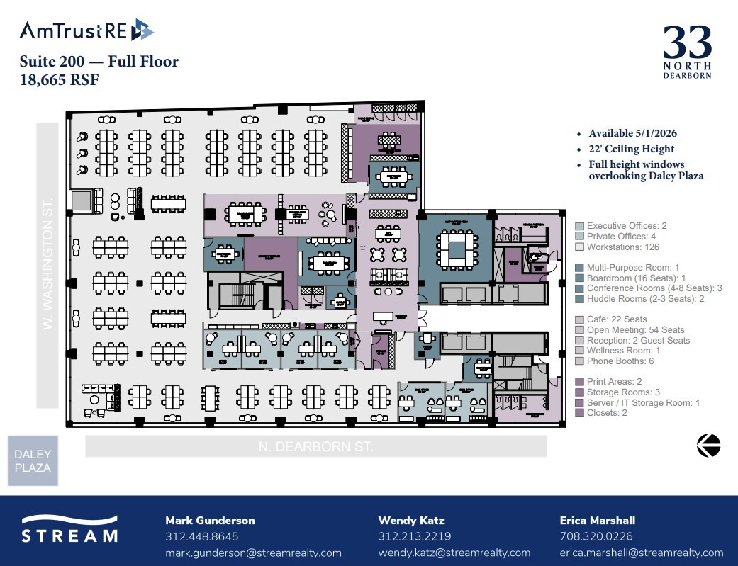 33 N Dearborn St, Chicago, IL for lease Floor Plan- Image 1 of 1