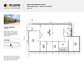 4009 Felland Rd, Madison, WI for lease Floor Plan- Image 1 of 2