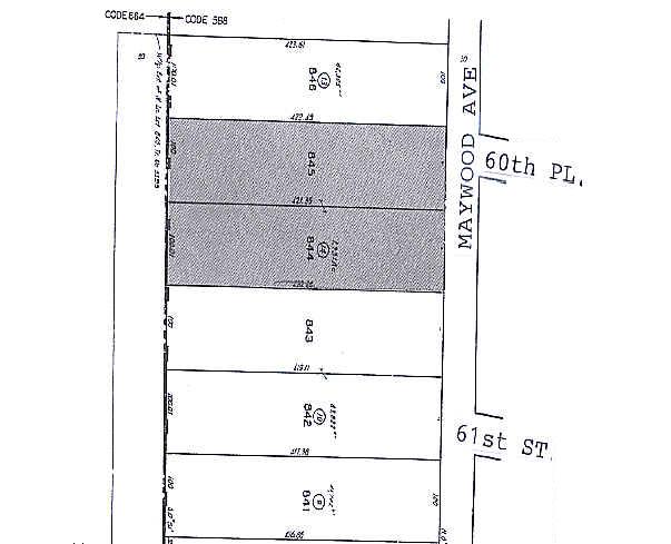 6051 Maywood Ave, Huntington Park, CA for lease - Plat Map - Image 2 of 3