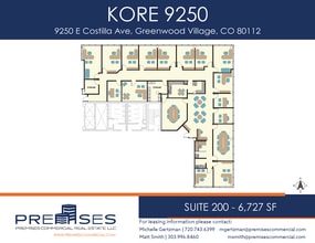 9250 E Costilla Ave, Greenwood Village, CO for lease Floor Plan- Image 1 of 1