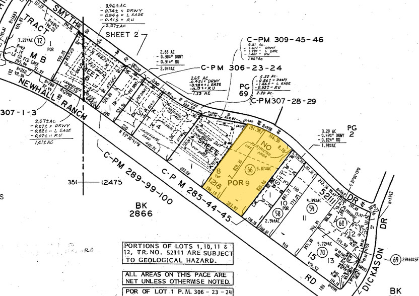 27875 Smyth Dr, Santa Clarita, CA for lease - Plat Map - Image 3 of 11