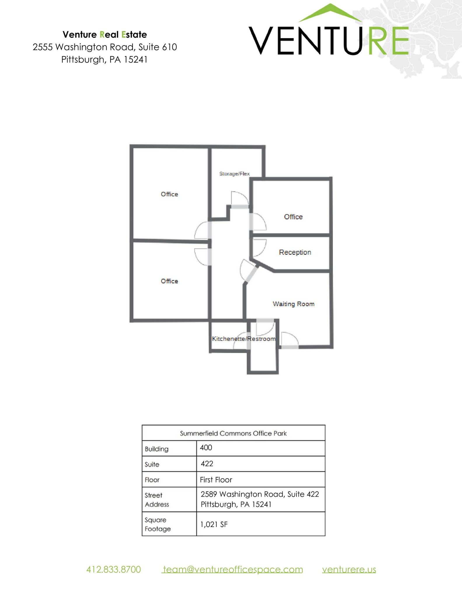 2555 Washington Rd, Pittsburgh, PA for lease Floor Plan- Image 1 of 1