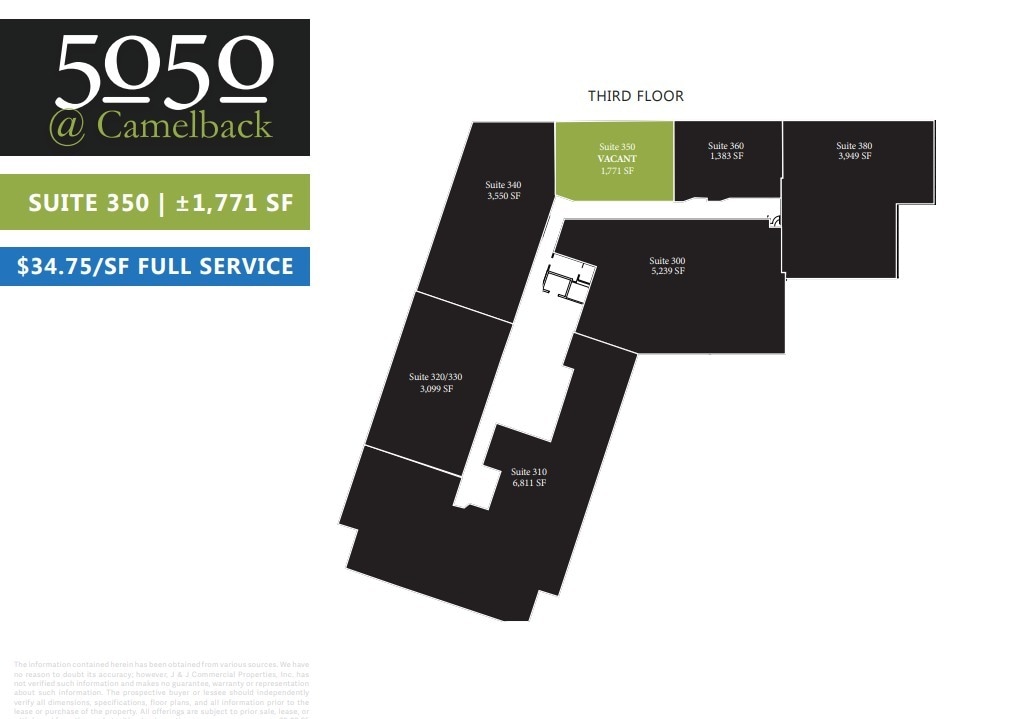 5050 N 40th St, Phoenix, AZ for lease Floor Plan- Image 1 of 1