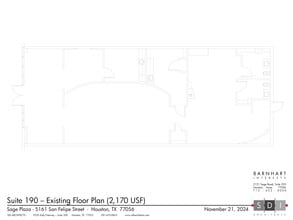 5161 San Felipe St, Houston, TX for lease Site Plan- Image 1 of 1