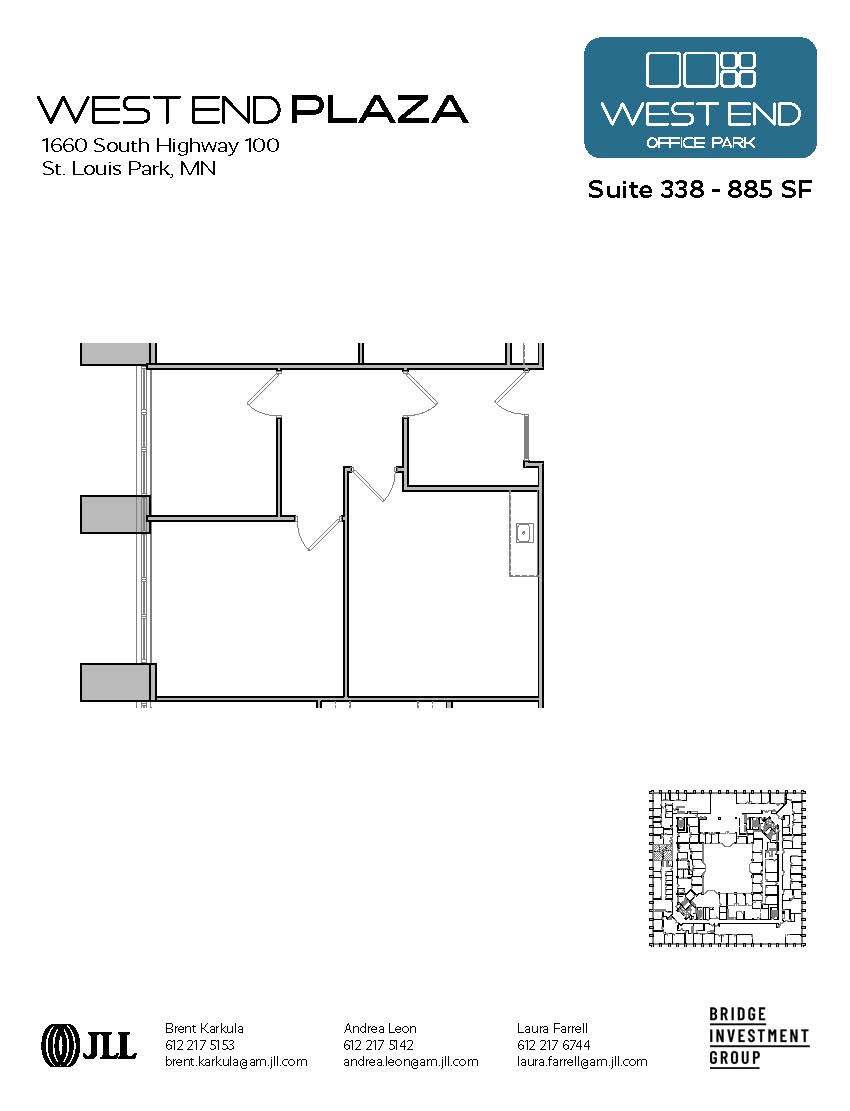 1665 Utica Ave S, Saint Louis Park, MN for lease Floor Plan- Image 1 of 1