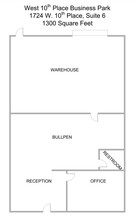 1724 W 10th Pl, Tempe, AZ for lease Floor Plan- Image 1 of 1