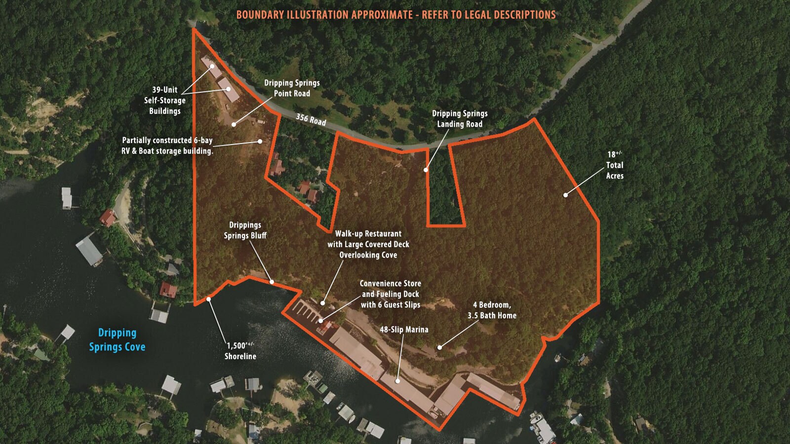 200 Dripping Springs Lndg, Eucha, OK for sale Site Plan- Image 1 of 1