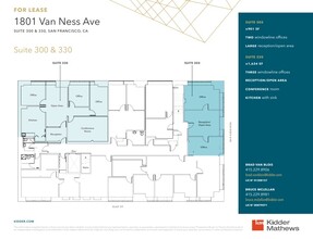 1801 Van Ness Ave, San Francisco, CA for lease Floor Plan- Image 1 of 4