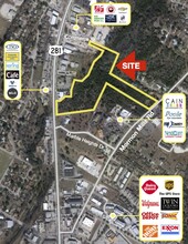 Mormon Mill Rd, Marble Falls, TX - aerial  map view