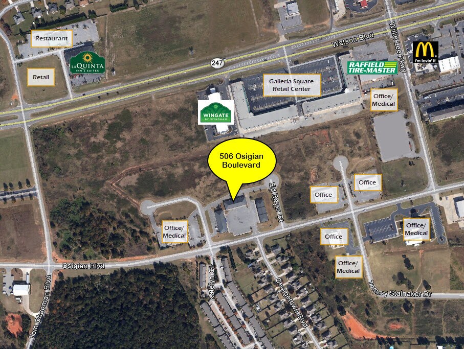 506 Osigian Blvd, Warner Robins, GA for sale Building Photo- Image 1 of 1