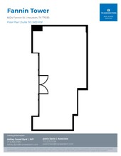 6624 Fannin St, Houston, TX for lease Floor Plan- Image 1 of 1