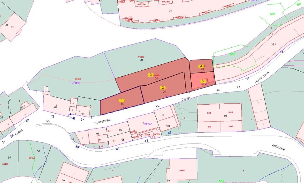 Carril la Hortezuela, 7B, Almogía, Málaga for sale - Plat Map - Image 3 of 4