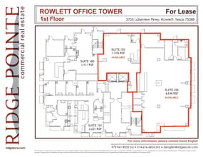 3705 Lakeview Pkwy, Rowlett, TX for lease Floor Plan- Image 1 of 2