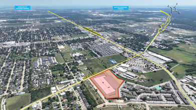 5176 Red Bluff rd, Pasadena, TX - aerial  map view