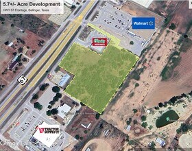 2000 U.S. 67, Ballinger, TX - Aerial  map view