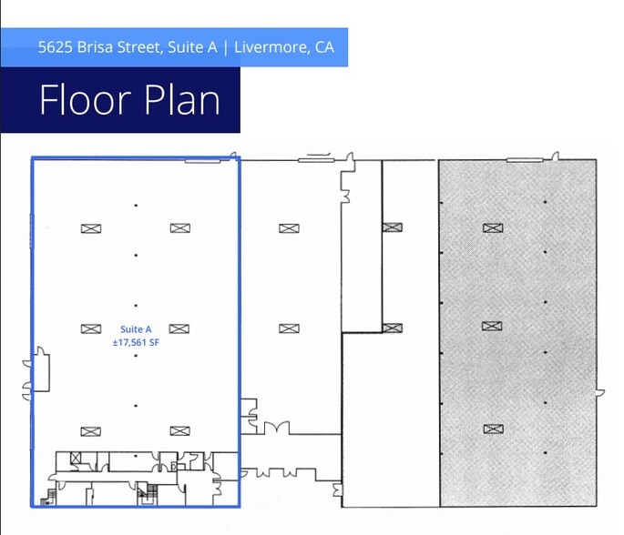 5625 Brisa St, Livermore, CA for lease - Floor Plan - Image 2 of 2