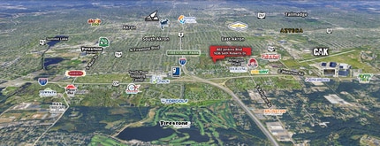 802 S Jenkins Blvd, Akron, OH - Aerial map view