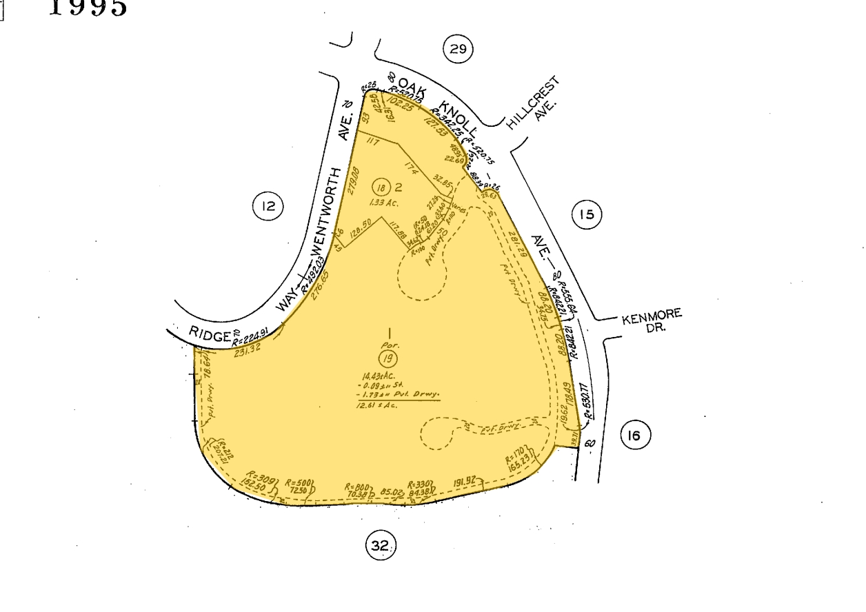 1401 South Oak Knoll Ave, Pasadena, CA for sale Plat Map- Image 1 of 1