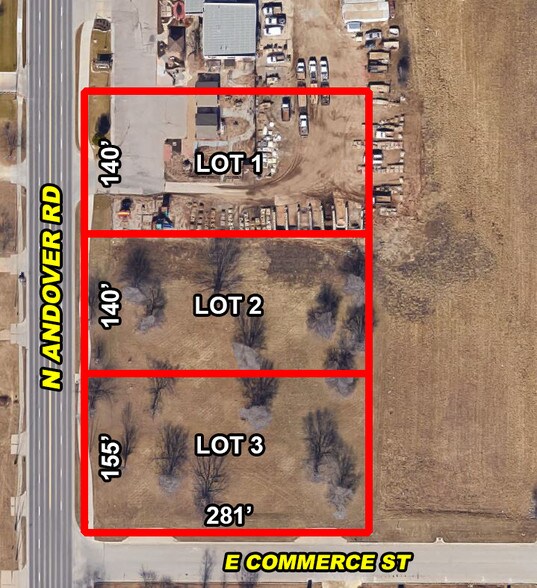 1122 N Andover Rd, Andover, KS for sale - Aerial - Image 1 of 1