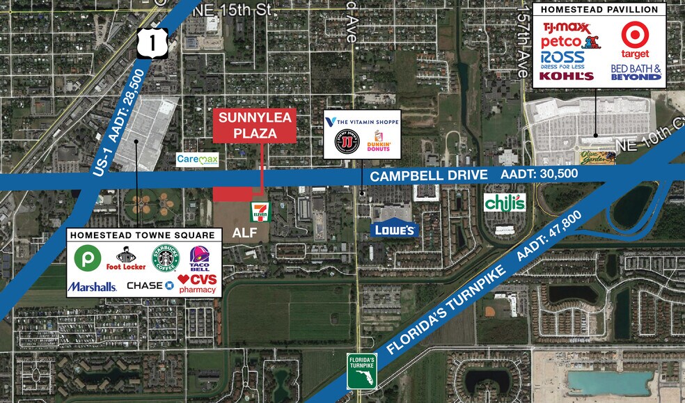 1400-1420 NE 8th St, Homestead, FL for lease - Building Photo - Image 1 of 37