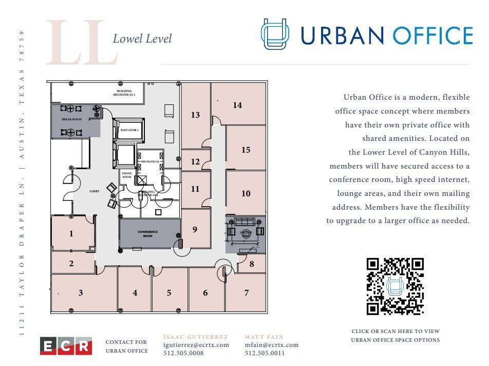 11211 Taylor Draper Ln, Austin, TX for lease Floor Plan- Image 1 of 1