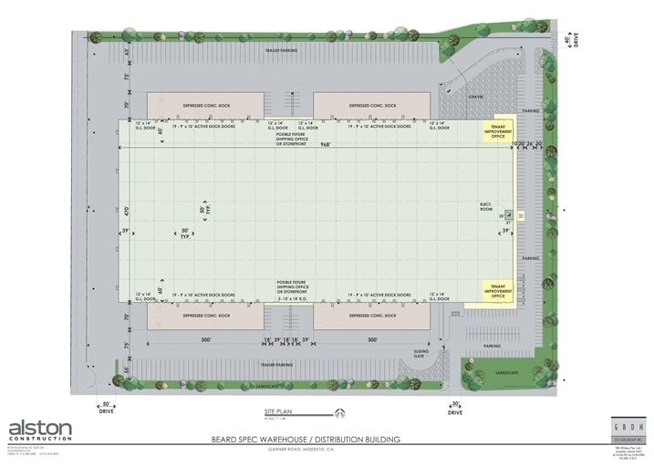 585 Garner Rd, Modesto, CA for lease Site Plan- Image 1 of 18