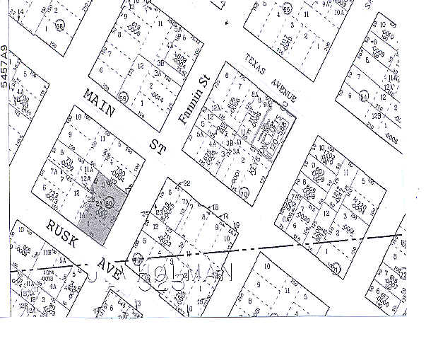 720 Fannin St, Houston, TX for sale Plat Map- Image 1 of 1