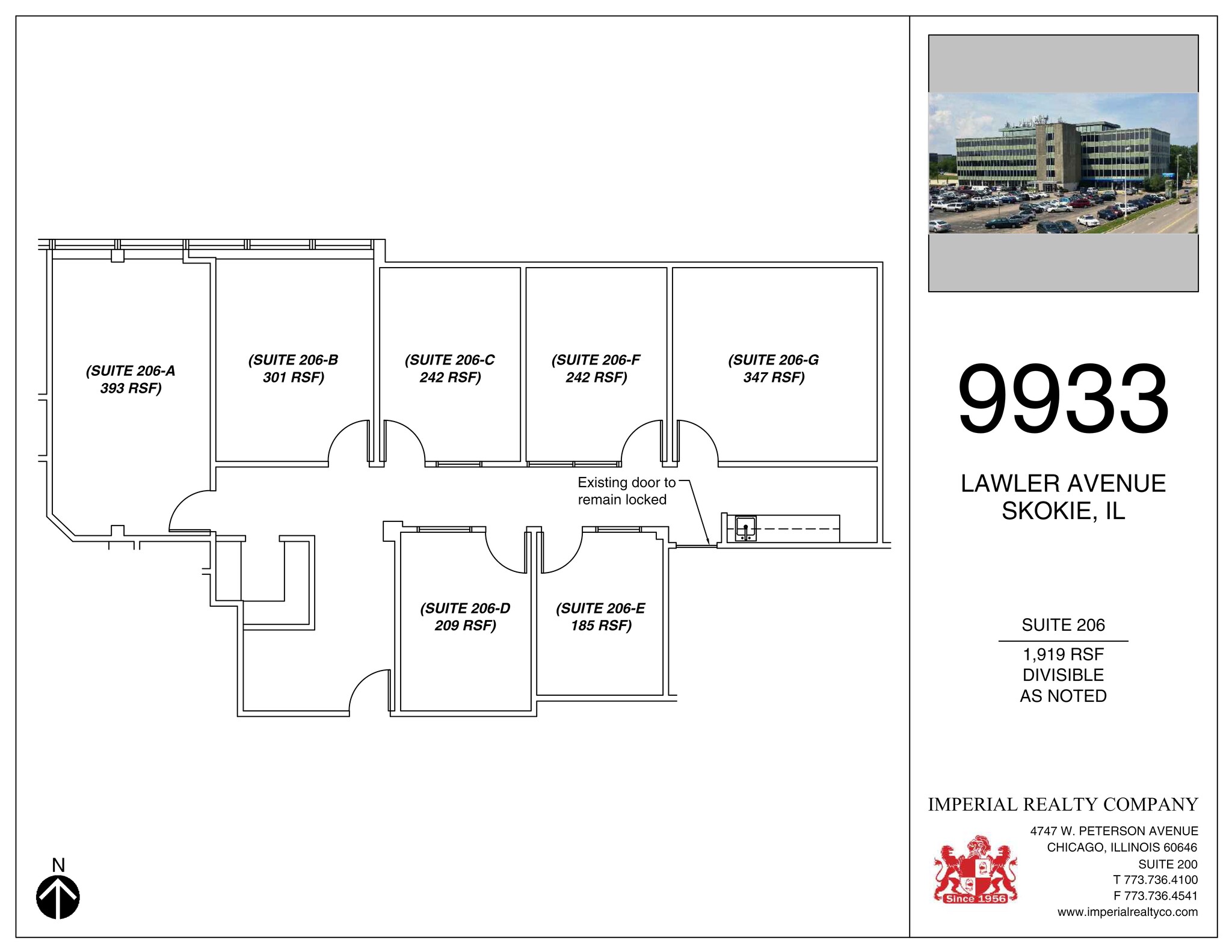 9933 Lawler Ave, Skokie, IL for lease Site Plan- Image 1 of 1