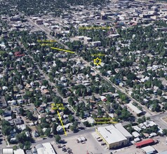 520 9th St N, Great Falls, MT - aerial  map view