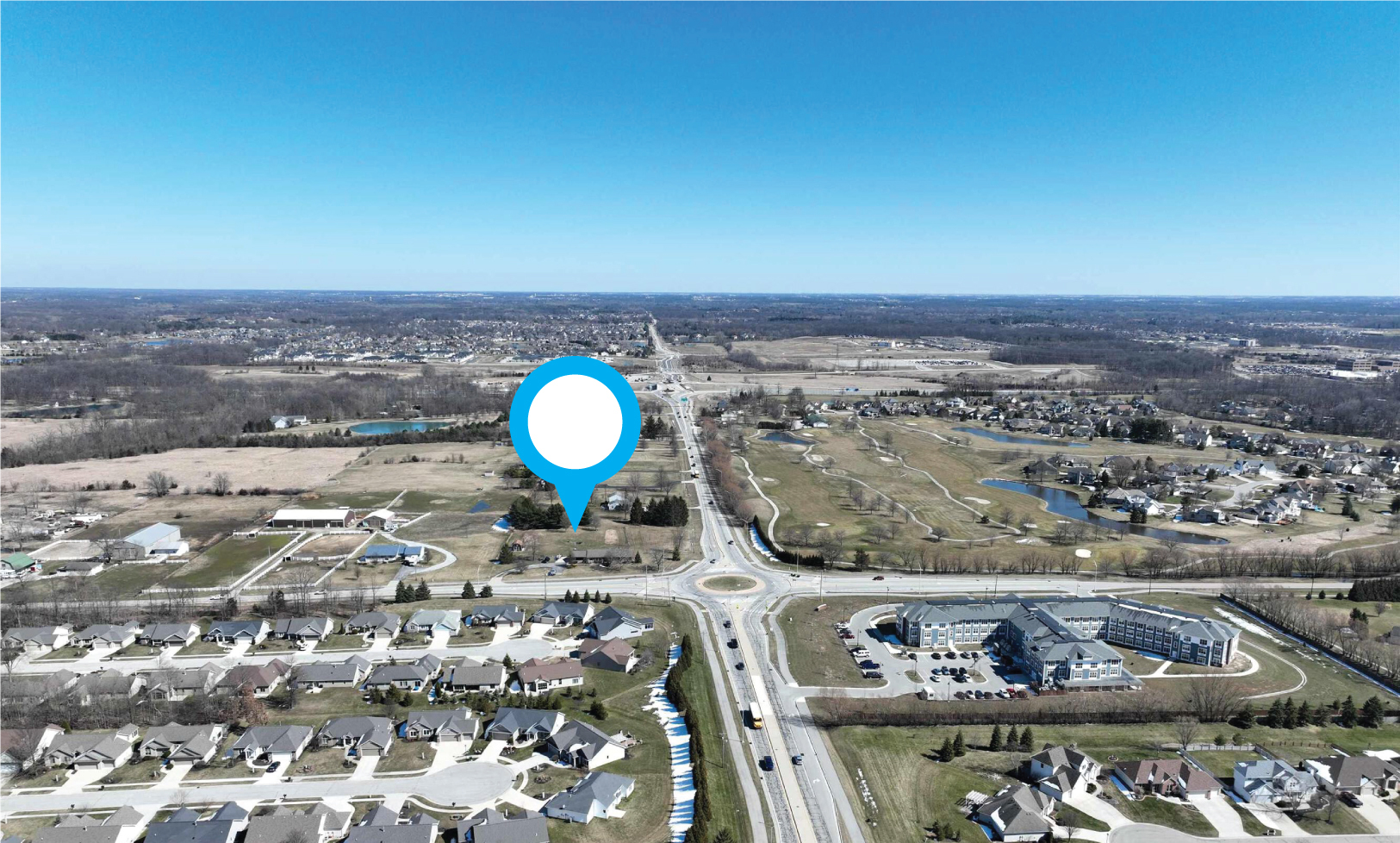 12732 Auburn Rd, Fort Wayne, IN for sale Aerial- Image 1 of 5