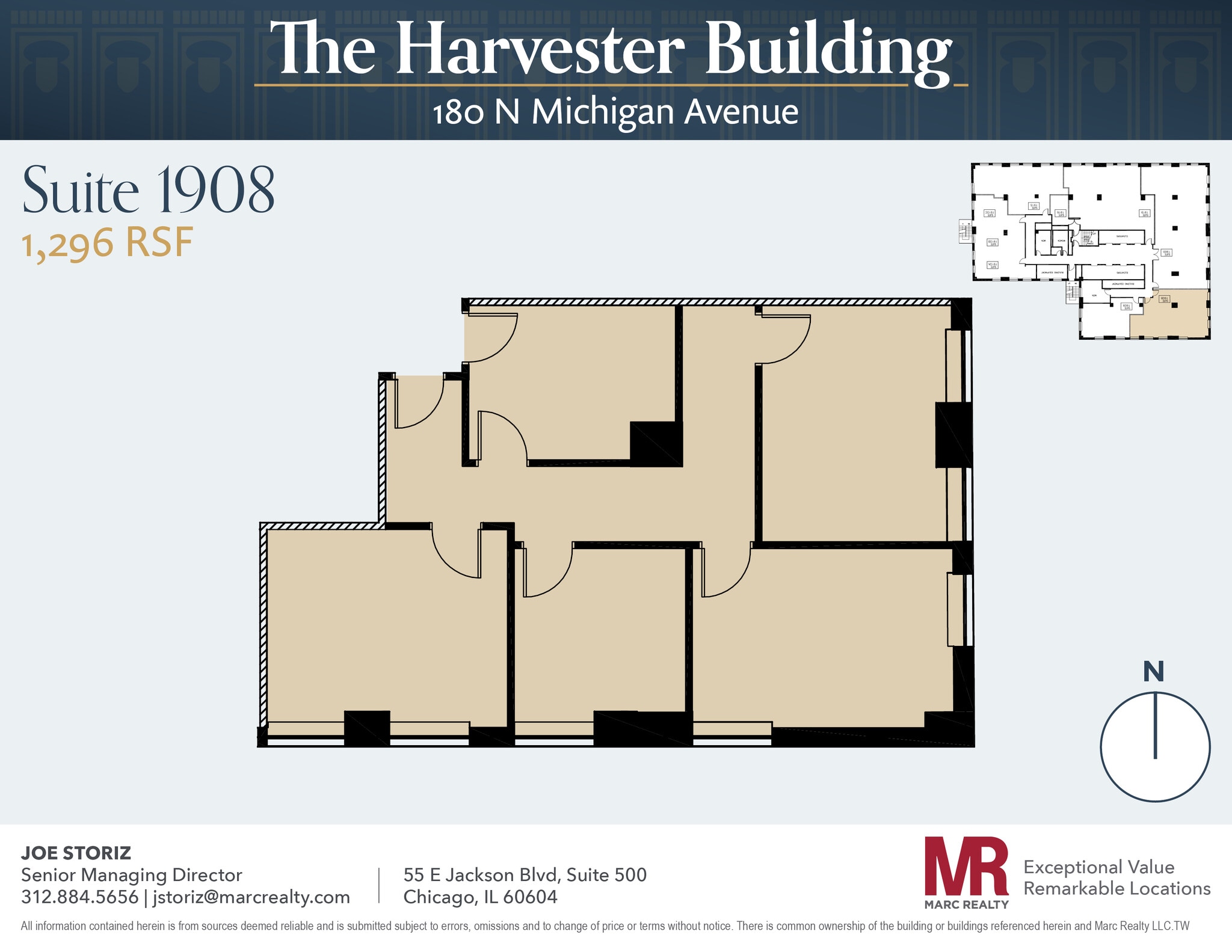 180 N Michigan Ave, Chicago, IL for lease Floor Plan- Image 1 of 1