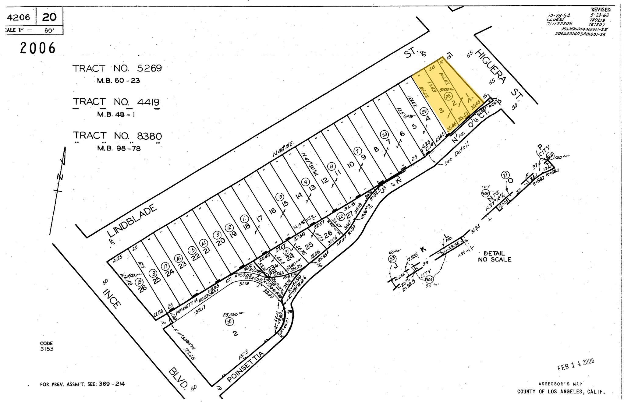 3951 Higuera St, Culver City, CA for sale Plat Map- Image 1 of 1