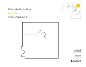 23101 Lake Center Dr, Lake Forest, CA for lease Floor Plan- Image 1 of 1