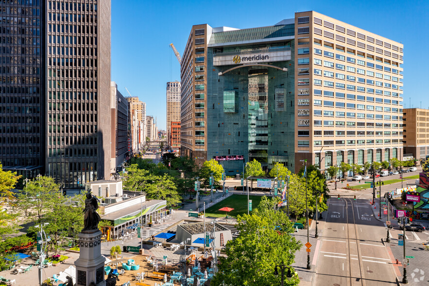 1 Campus Martius, Detroit, MI for lease - Aerial - Image 2 of 9