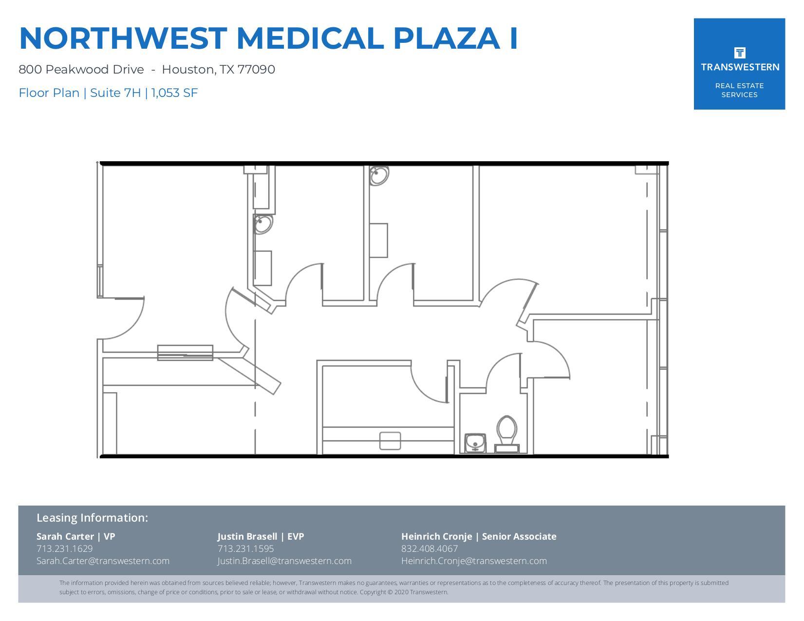 800 Peakwood Dr, Houston, TX for lease Floor Plan- Image 1 of 1