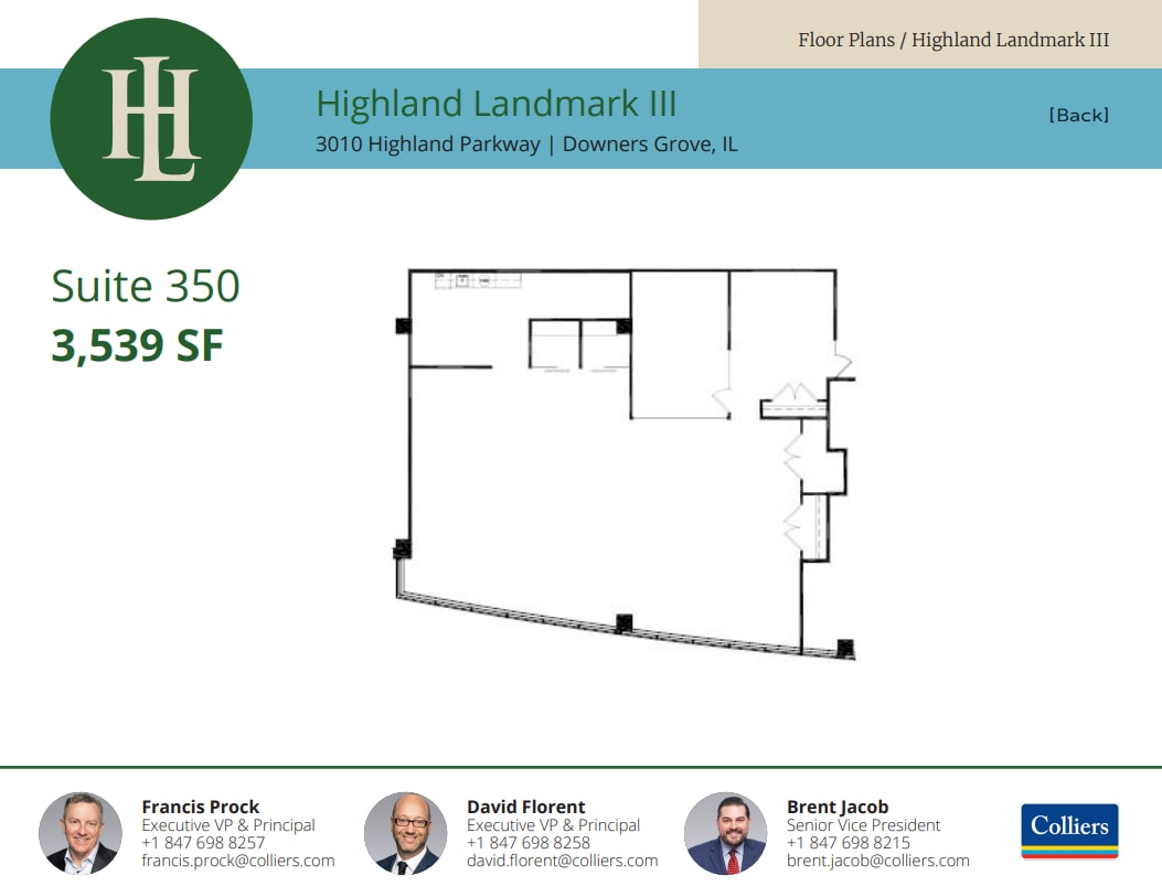 3010 Highland Pky, Downers Grove, IL for lease Floor Plan- Image 1 of 1