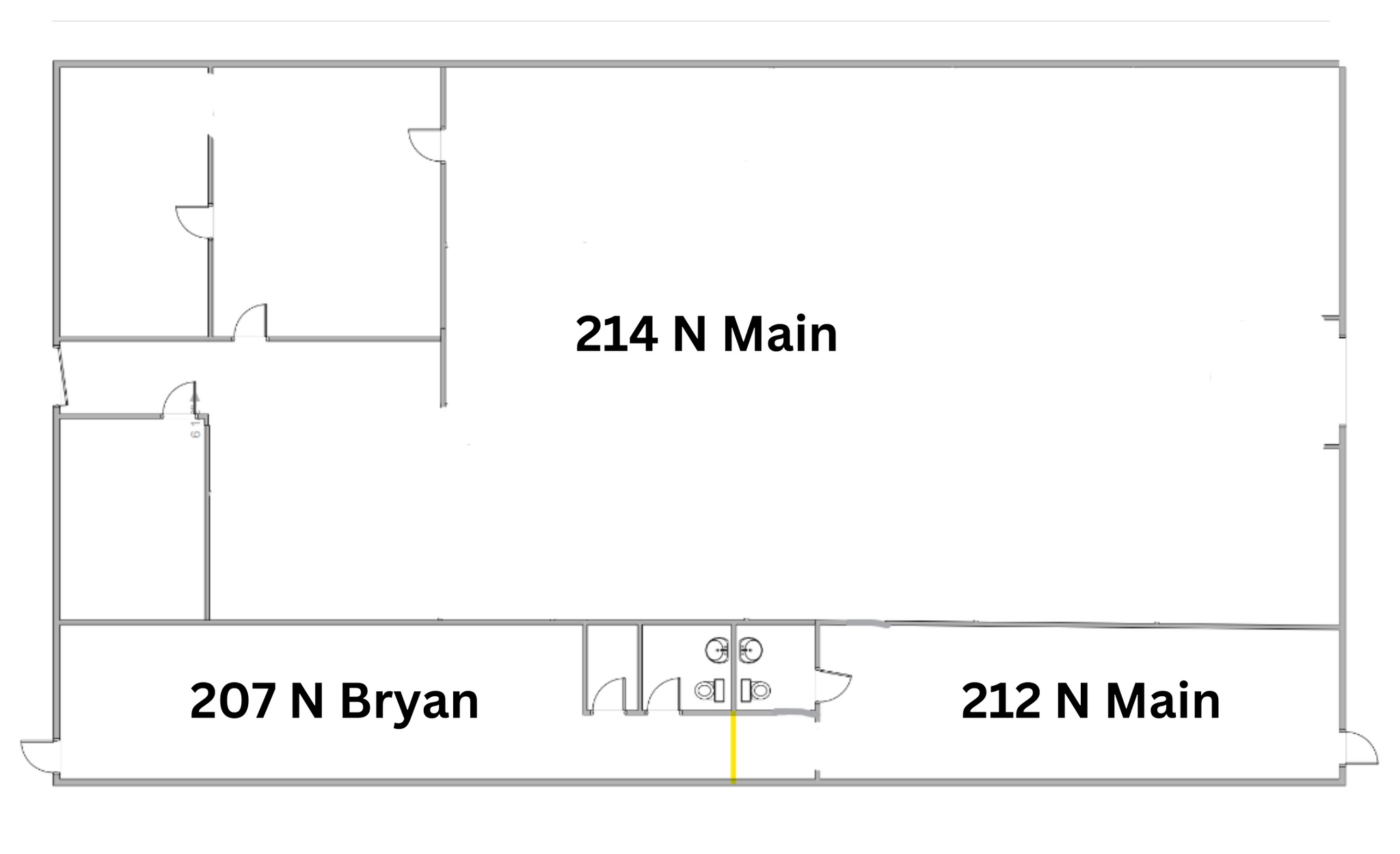 212 N Main St, Bryan, TX for lease Floor Plan- Image 1 of 1