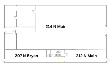 212 N Main St, Bryan, TX for lease Floor Plan- Image 1 of 1