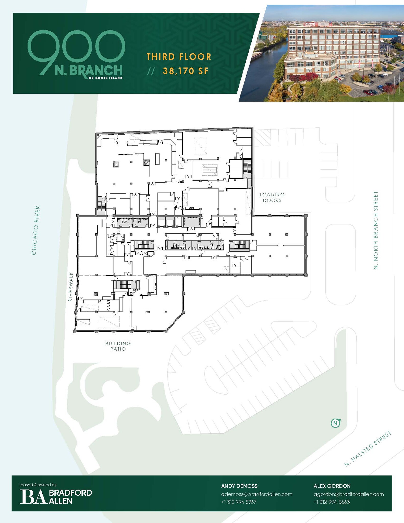 900 N Branch St, Chicago, IL for lease Floor Plan- Image 1 of 4