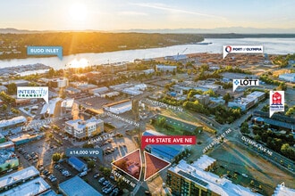 416 State Ave NE, Olympia, WA - AERIAL map view